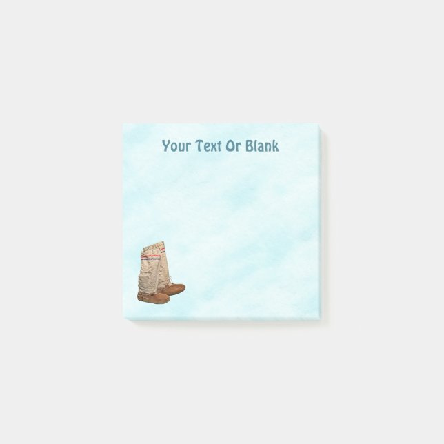 Post-it® Mukluks Sur Neige (Devant)