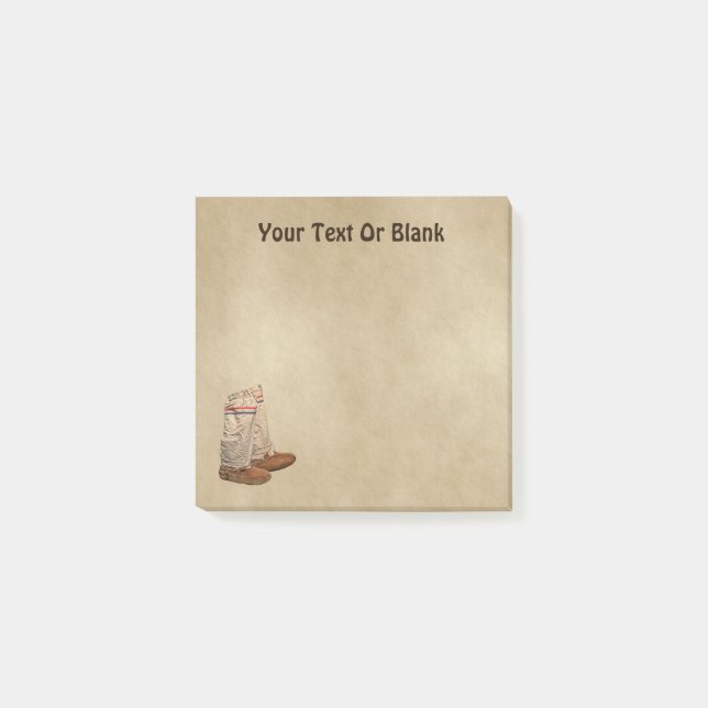 Post-it® Mukluks Sur Vieux Papier (Devant)