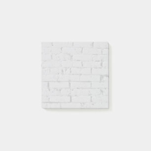 Post-it® Mur de brique peint gris clair