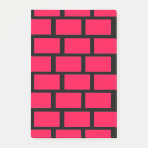 POST-IT® MUR EN BRIQUE ROUGE