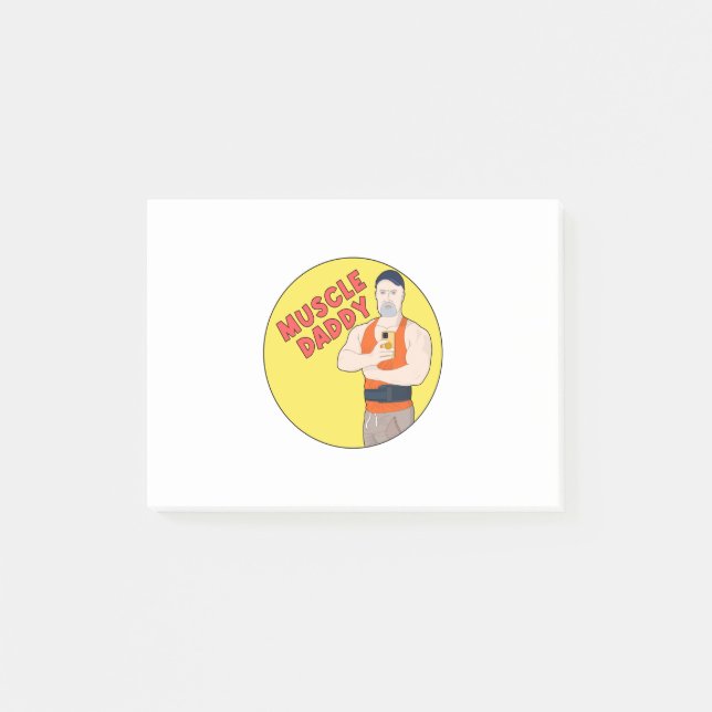 Post-it® Muscle papa (Devant)
