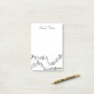 Post-it® Music Note Musicien Motif Whimsical
