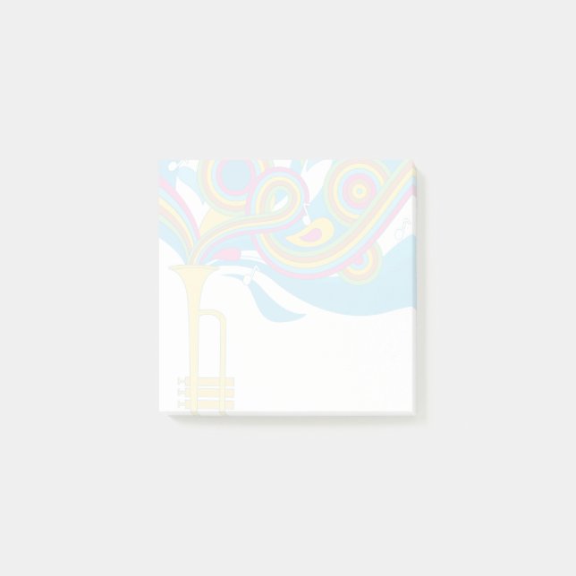 Post-it® Musical Rainbow Notes (Devant)