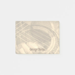 Post-it® musicien chanteur interprète guitariste sur mesure