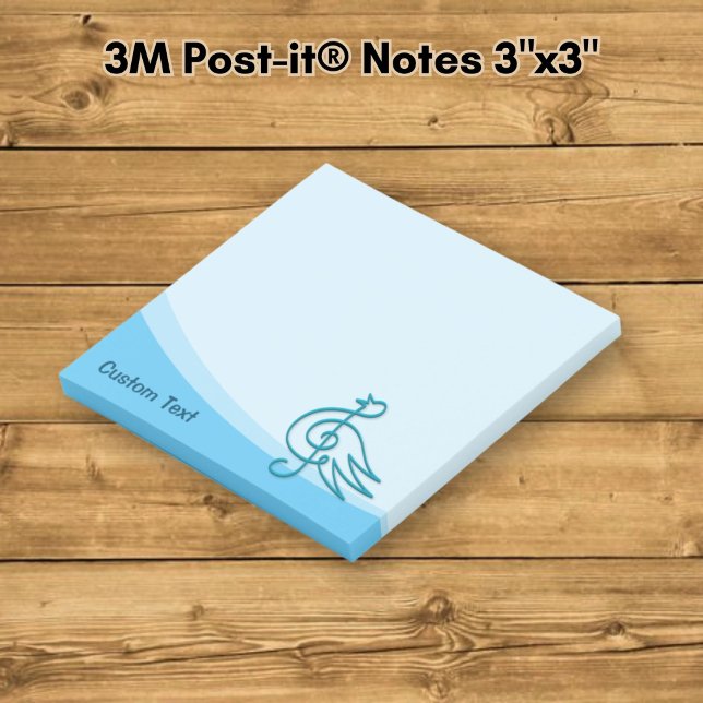 Post-it® Musique Blue Bird (Créateur téléchargé)