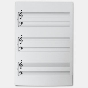 Post-it® Musique de feuille