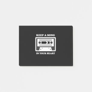 Post-it® Musique Gardez Une Chanson Dans Votre Coeur