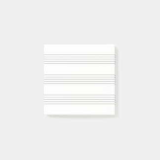 Post-it® Musique, ligne minimale, quadratique