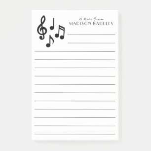 Post-it® Musique Note Professeur de musicien