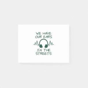 Post-it® Musique Nous Avons Nos Oreilles Dans Les Rues
