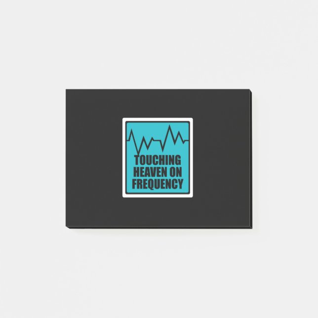 Post-it® Musique Touchant Le Ciel Sur La Fréquence (Devant)