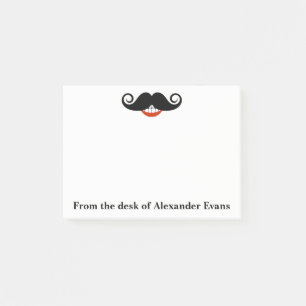 Post-it® Mustache noire