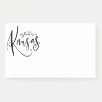 My Heart is in Kansas Jumbo Post It Notes