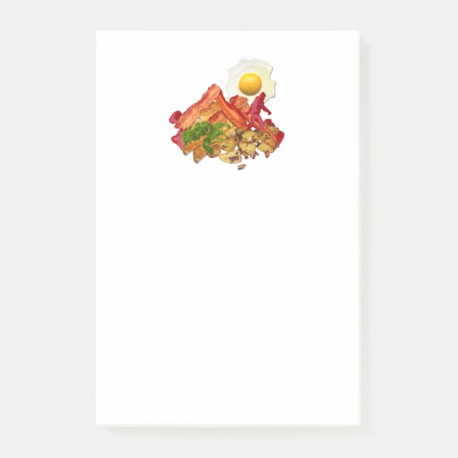 Post-it® My Ketchup Gone Squatchine pour le petit déjeuner  (Devant)