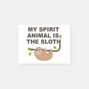 Post-it® My Spirit Animal is the Sloth