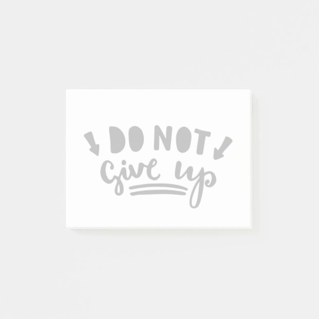 Post-it® N'abandonnez pas (Devant)
