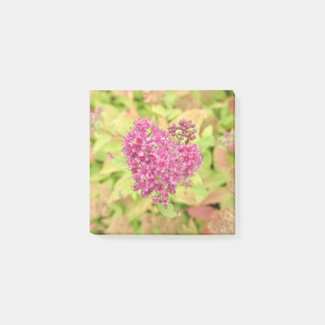 Post-it® Natural Flower Heart - percé par la flèche. (Devant)