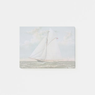Post-it® Navire de voile antique sloop yacht voilier océan