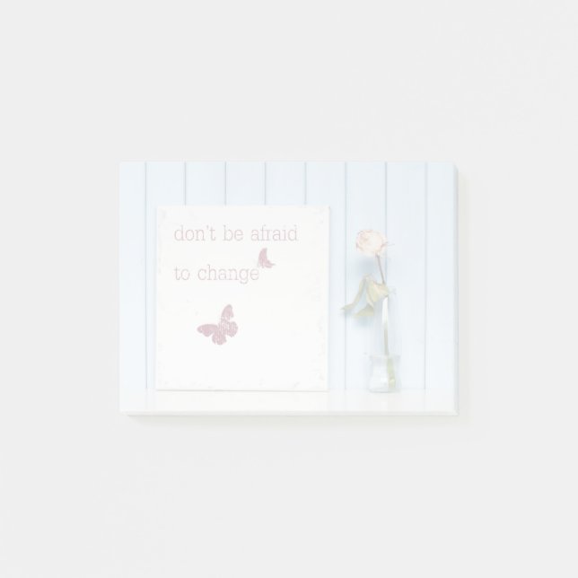 Post-it® N'ayez pas peur du changement (Devant)