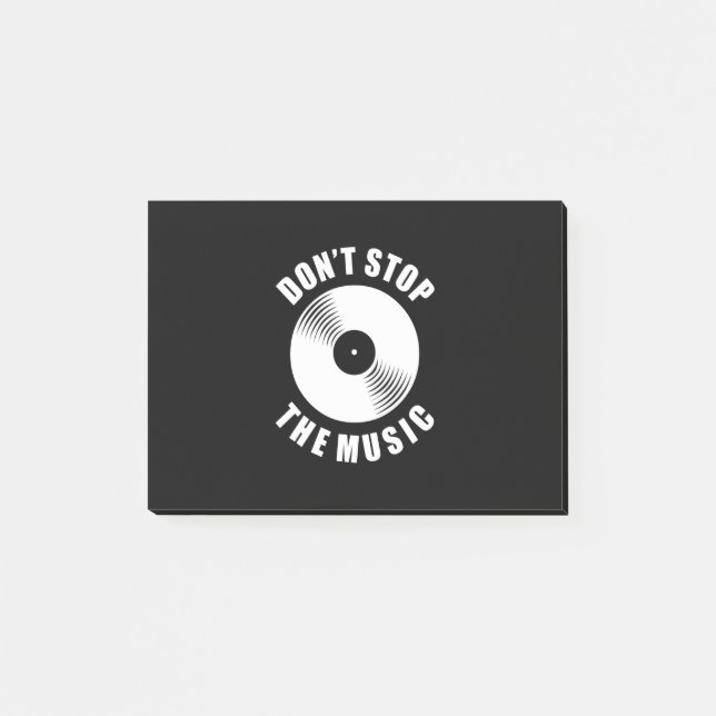 Post-it® Ne Pas Arrêter La Musique (Devant)