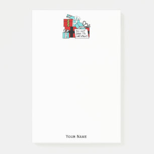Post-it® Ne pas ouvrir jusqu'à Noël présente Noël