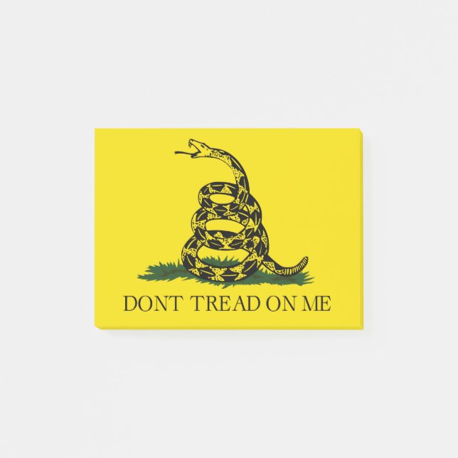 Post-it® Ne pas taper sur le drapeau de Me Gadsden (Devant)
