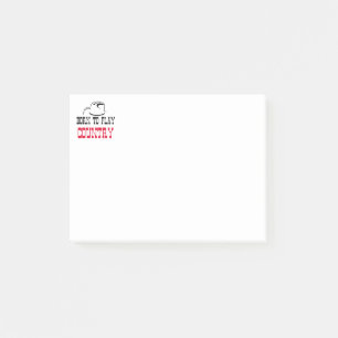 Post-it® Né pour jouer pays