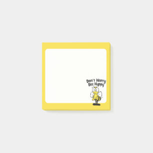Post-it® Ne vous inquiétez pas soit heureux que l'abeille