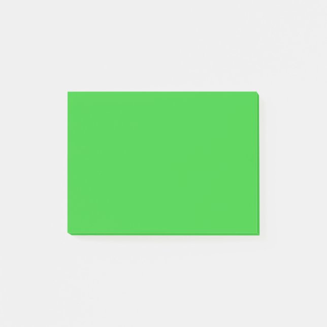 Post-it® Neon Lime Green Solid Color | Notes classiques (Devant)