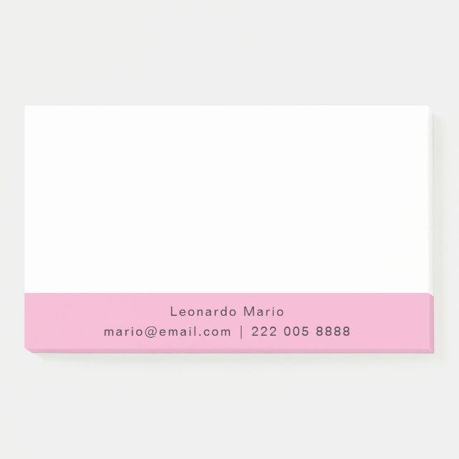 Post-it® Nettoyage Professionnel Simple (Devant)