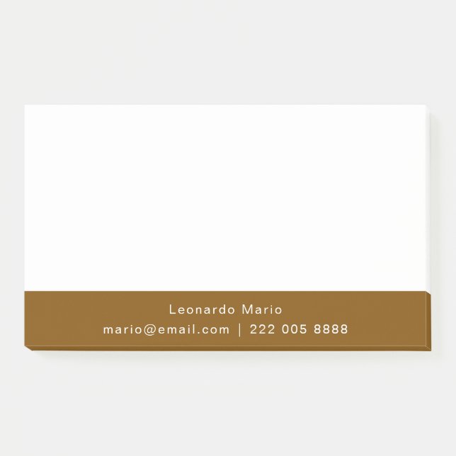 Post-it® Nettoyage Professionnel Simple (Devant)