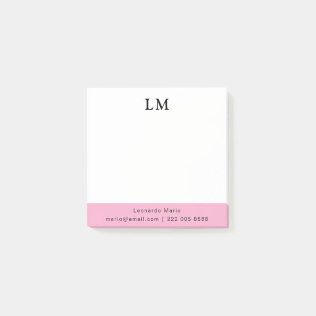Post-it® Nettoyage Professionnel Simple (Devant)