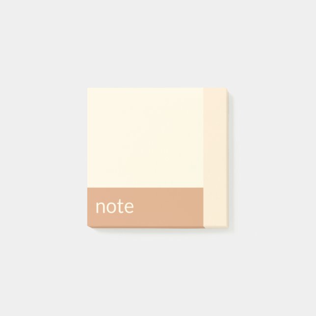 Post-it® Nettoyer le bronzage de fille et la crème personna (Devant)