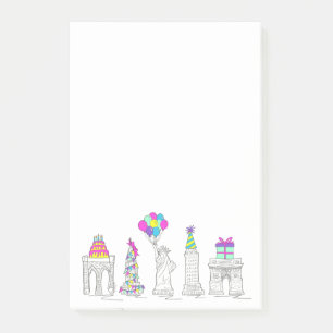 Post-it® New York City NYC Landmarks fête d'anniversaire
