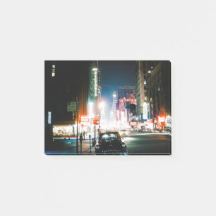 POST-IT® NEW YORK CITY TIMES CARRÉ 1950'S NEON NIGHT PHOTO