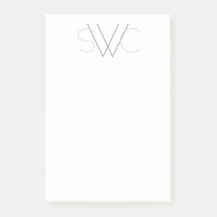 Post-it® N'Importe Quelle Couleur - Bloc-notes moderne Mono