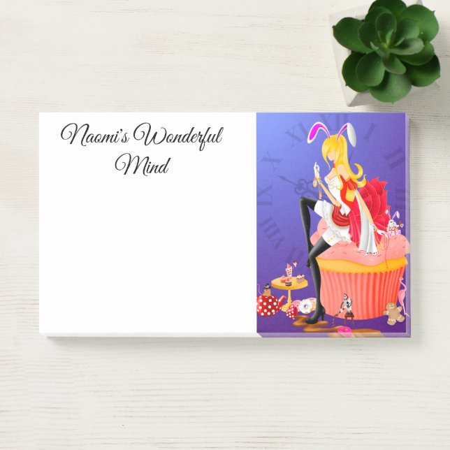 Post-it® Nivens McTwisp sur cupcake Wonderland (Bureau)