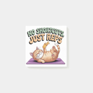 Post-it® No Shortcuts. Just Reps