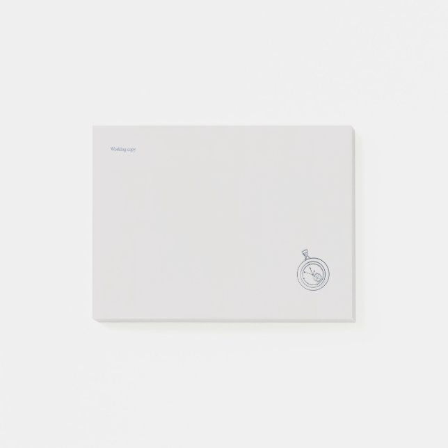 Post-it® Nocturnal Study dark academia Pocket Watch    (Devant)