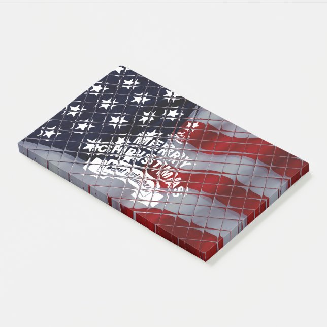 Post-it® Noël aux USA : Fête de la Liberté (Incliné)