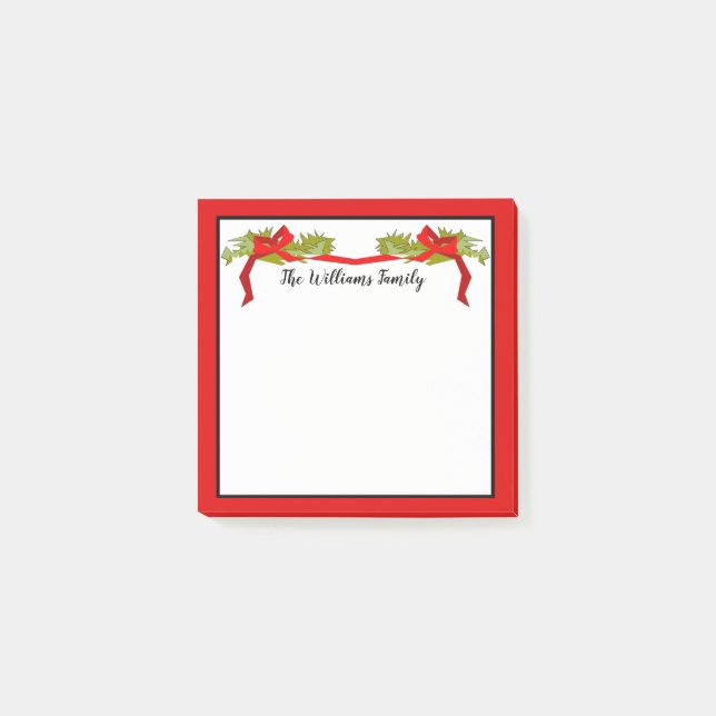 POST-IT® NOËL CHIC ET ÉLÉGANT DE FAMILLE (Devant)