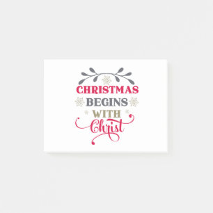 Post-it® Noël commence par le Christ