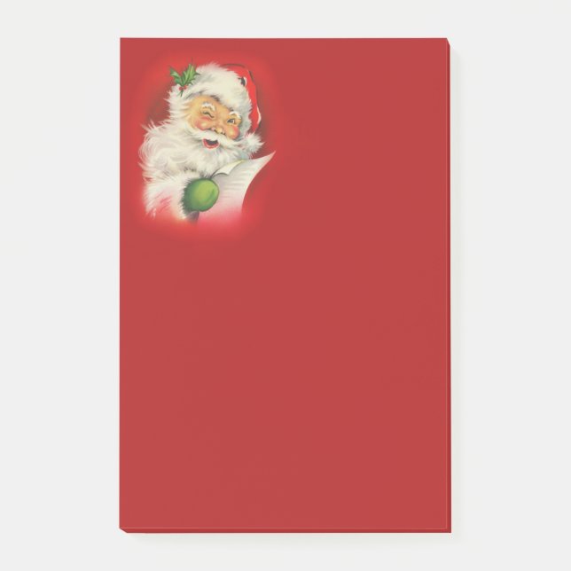 Post-it® Noël du Père Noël vintage (Devant)