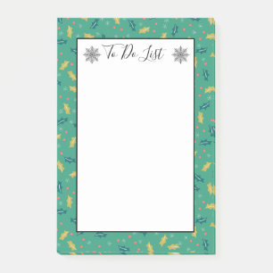 Post-it® Noël Holly Feuilles & Berries Liste des activités