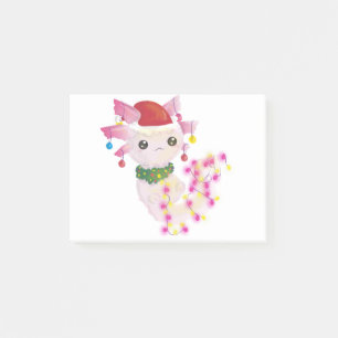 Post-it® Noël père Noël axolotl