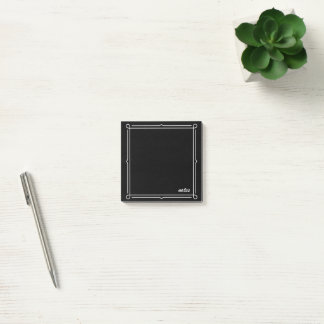 Post-it® Noir avec cadre blanc