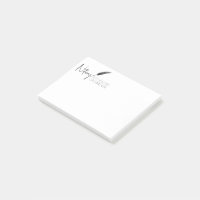 Noir & Blanc Minimaliste Moderne Simple Notaire
