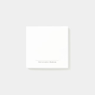 Post-it® Noir blanc simple minimaliste