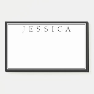 Post-it® Noir & Blanc   Votre nom