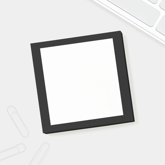 Post-it® Noir et blanc (Créateur téléchargé)